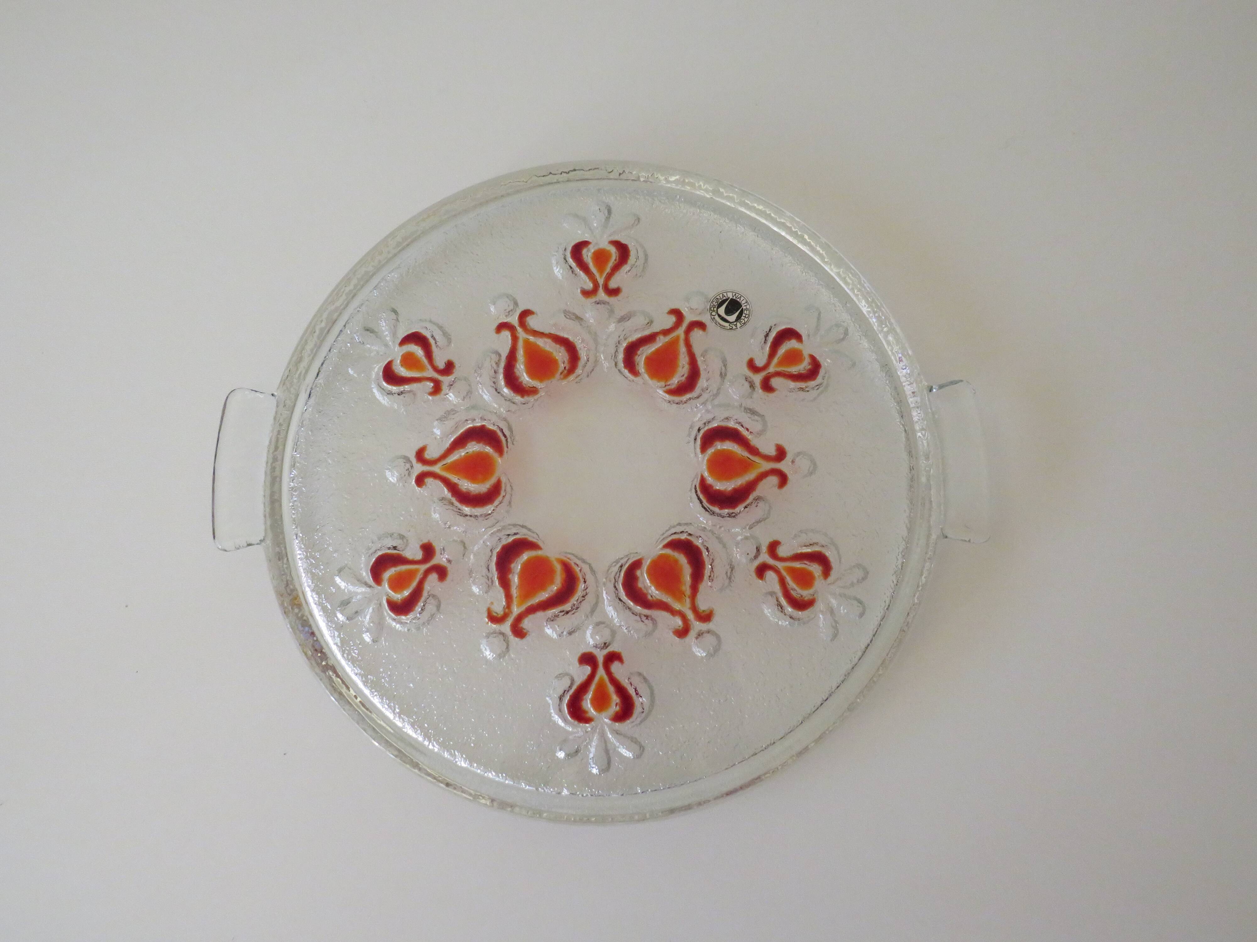 Crystal serving dish by Walther Glas, Germany 1960-1970