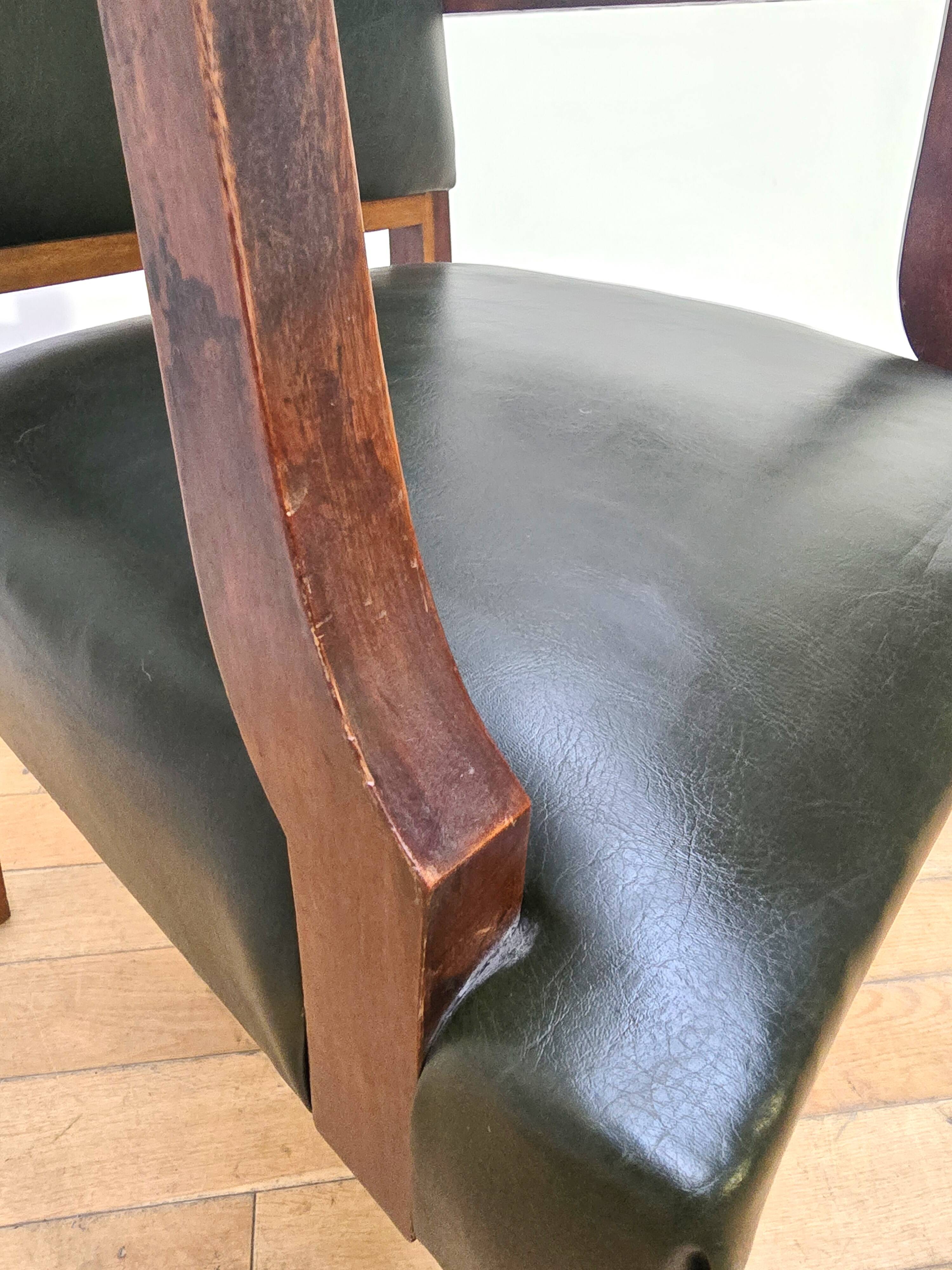 Pair of Empire style armchairs