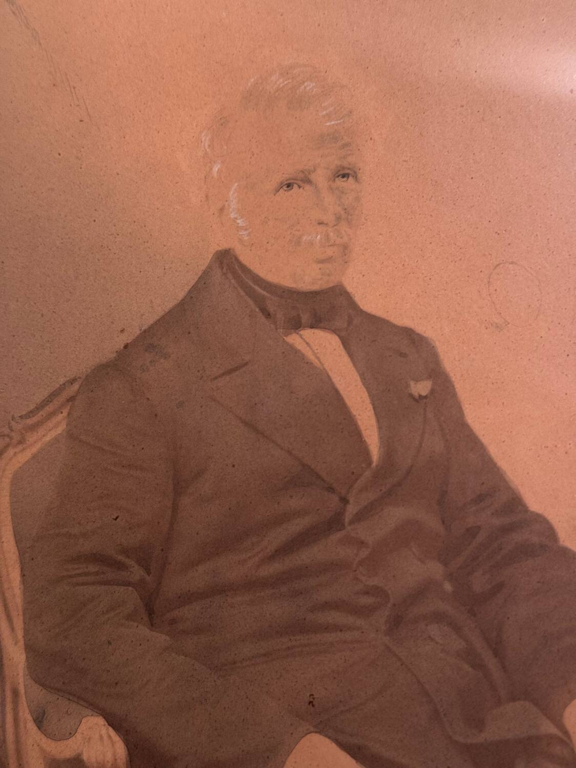 Old photograph, signed, circa 1860