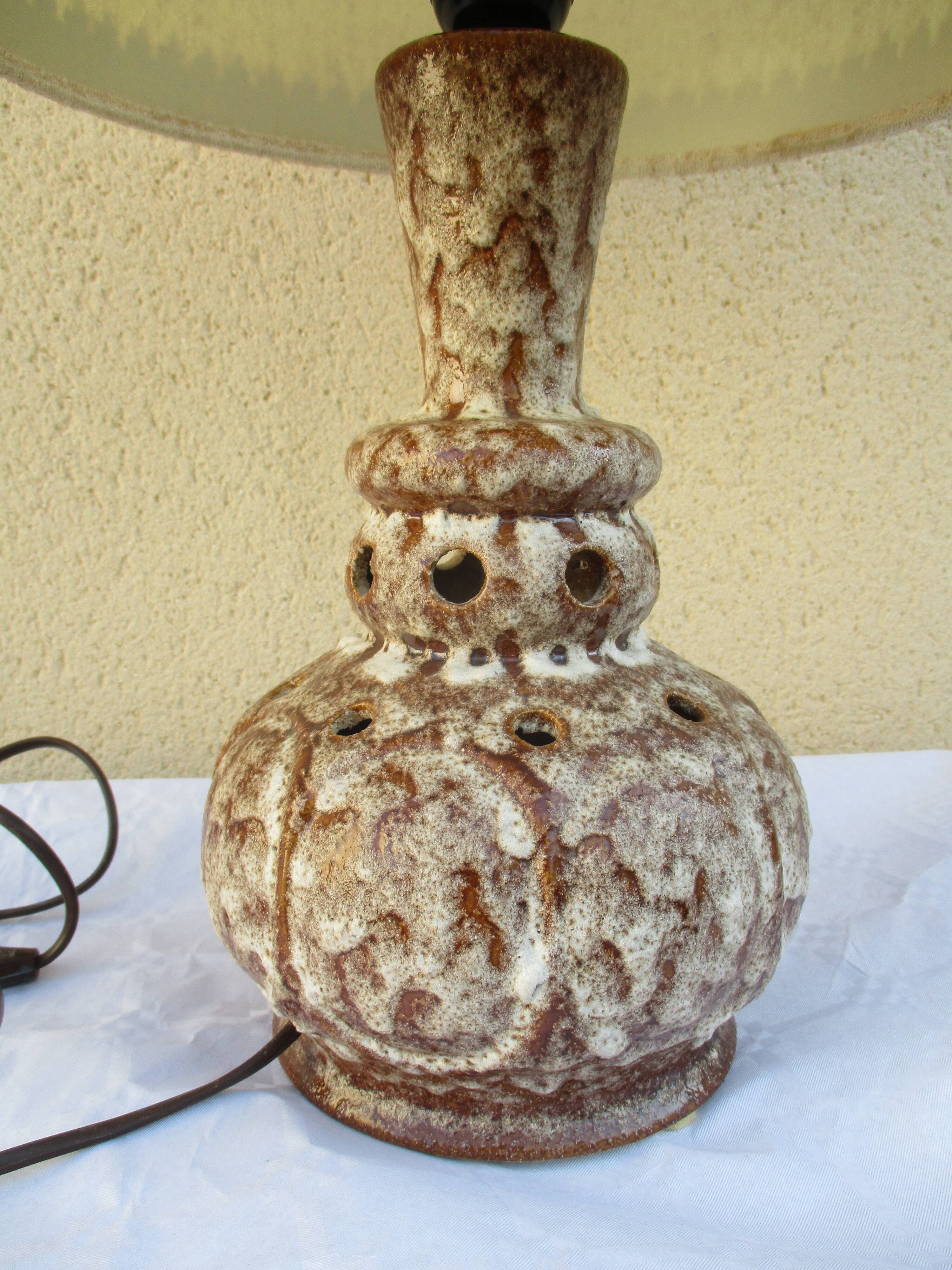 table lamp ceramic vintage years 70/80