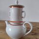 Vintage porcelain teapot from the Auteuil porcelain factory.