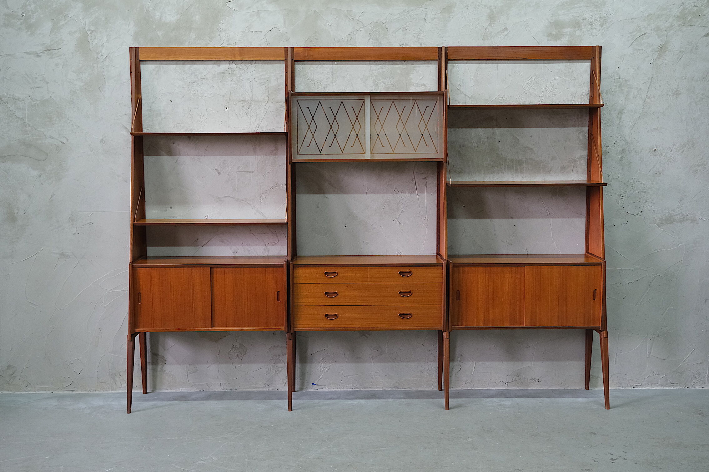 Mid Century Wall Unit by Einar Raknes, Norway 1960's