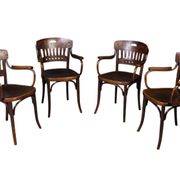 4 chaises Thonet par Jacob & Josef Kohn, modèle No. 380, 1930
