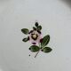 7 earthenware plates, hand-painted floral decoration, Sarreguemines, Armelle model