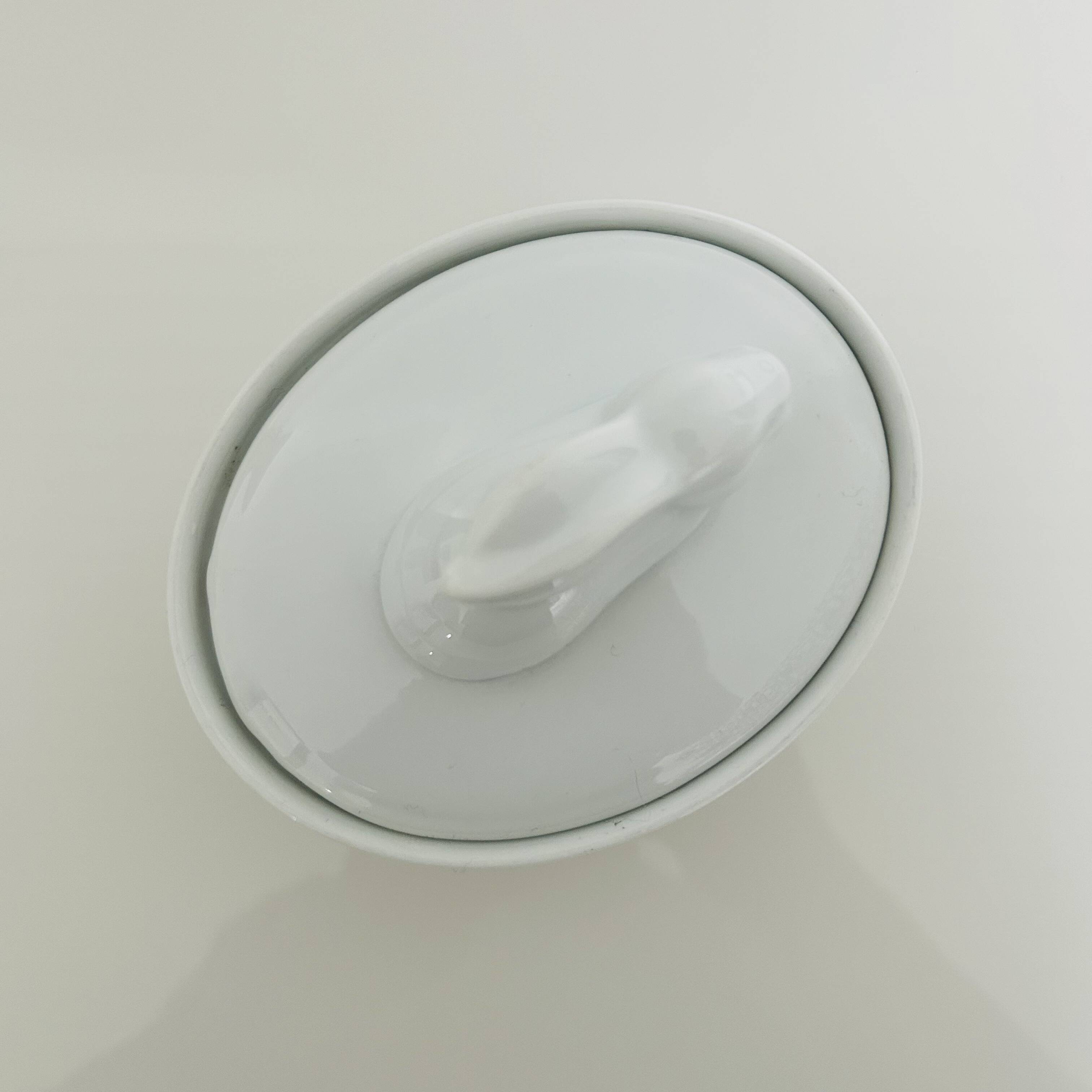 Small rabbit terrine in porcelain