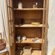 Vitrine art déco bois brut