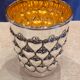 Timbale in solid silver and vermeil