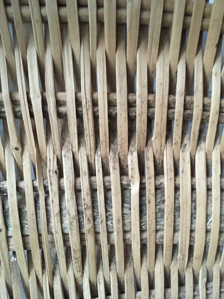 Handmade braided basket