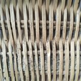 Handmade braided basket