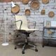 Fauteuil de bureau pivotant chromé
