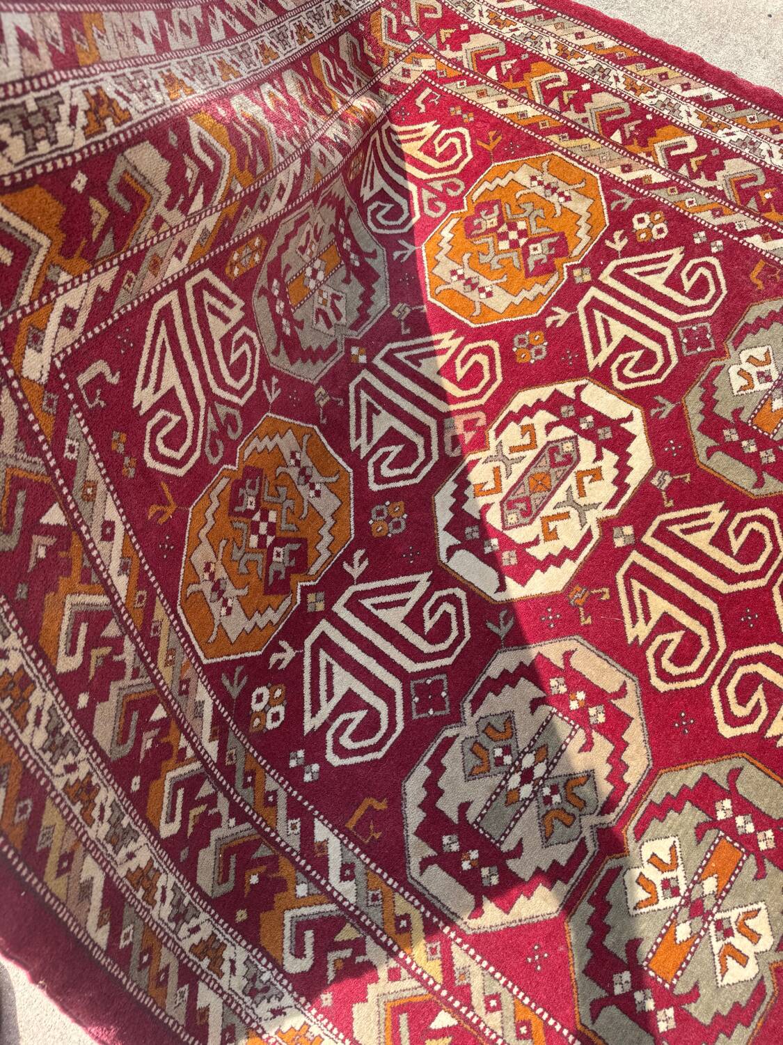Ancient Turkmen carpet