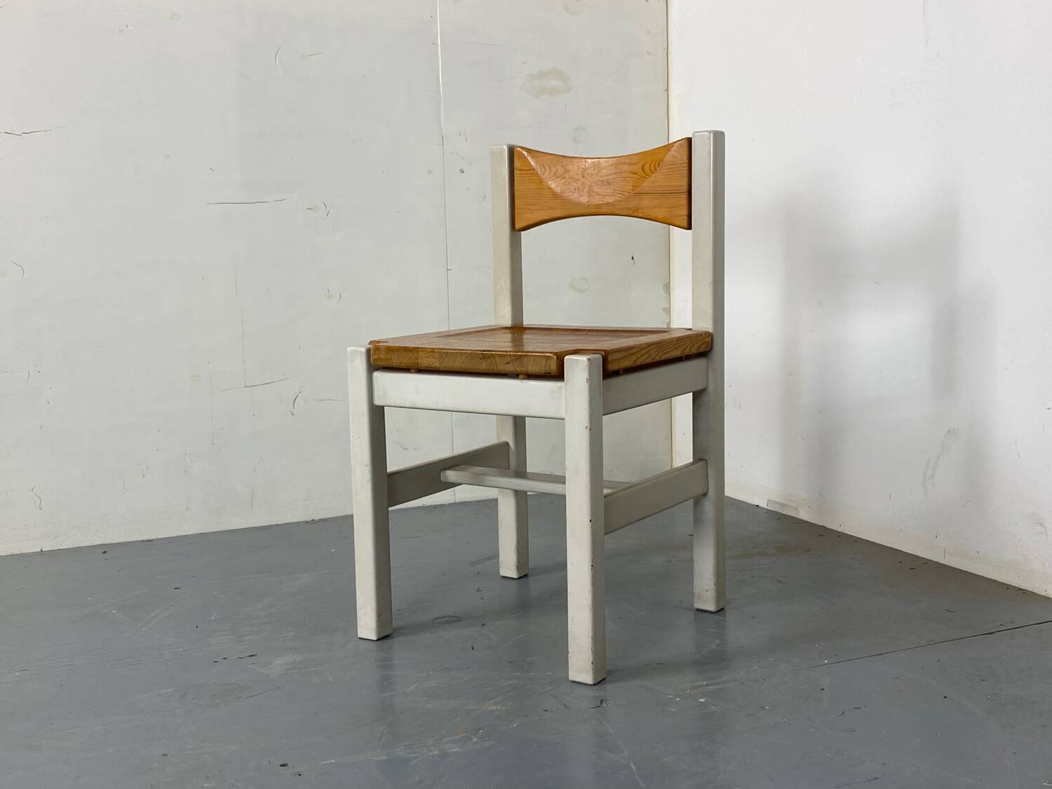 Vintage Scandinavian Pine Dining Side Chair by Ilmari Tapiovaara, 1960s