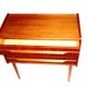 Furniture in teak with three drawers