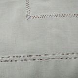 Old great days sheet & returns ecru linen canvas - (circa 1900) never used 228 x 290 cm