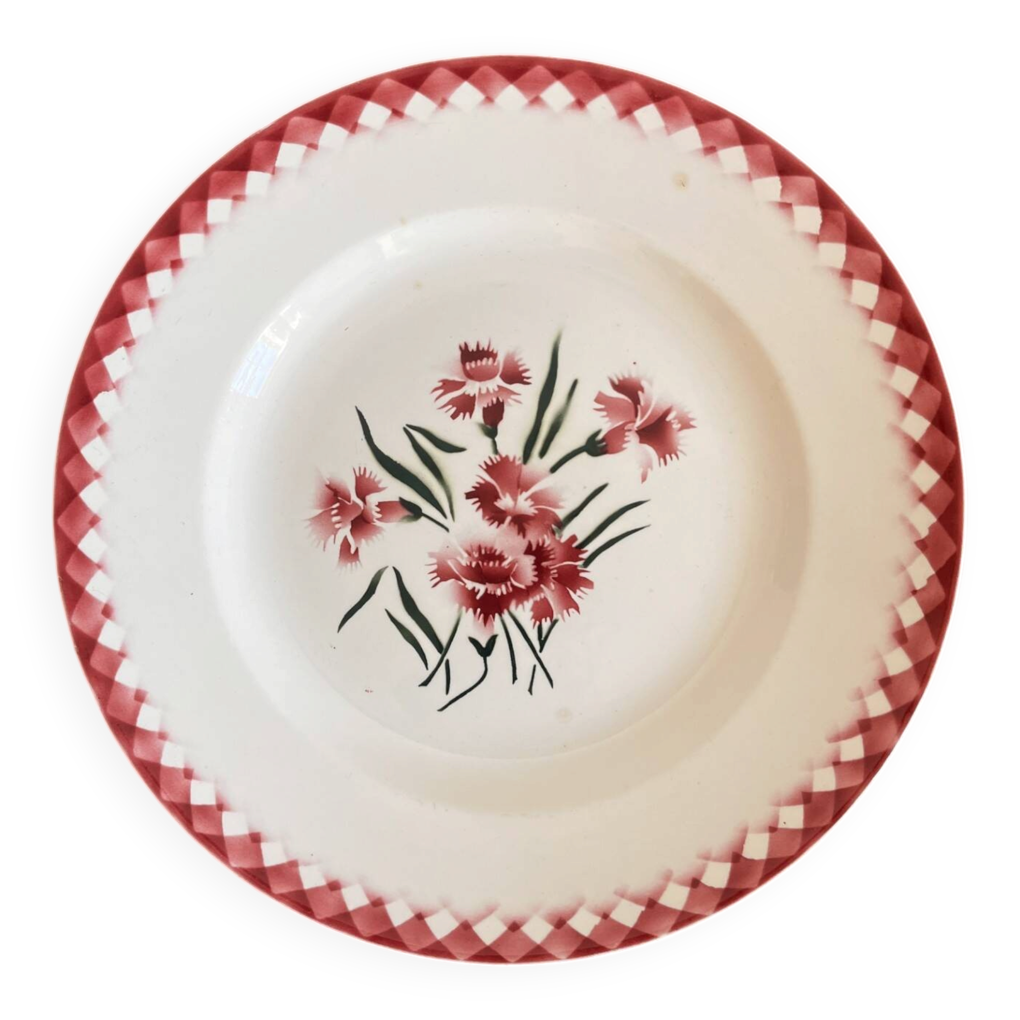 Service plate Sarreguemines