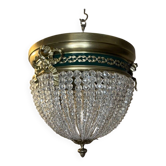 Lustre plafonnier corbeille