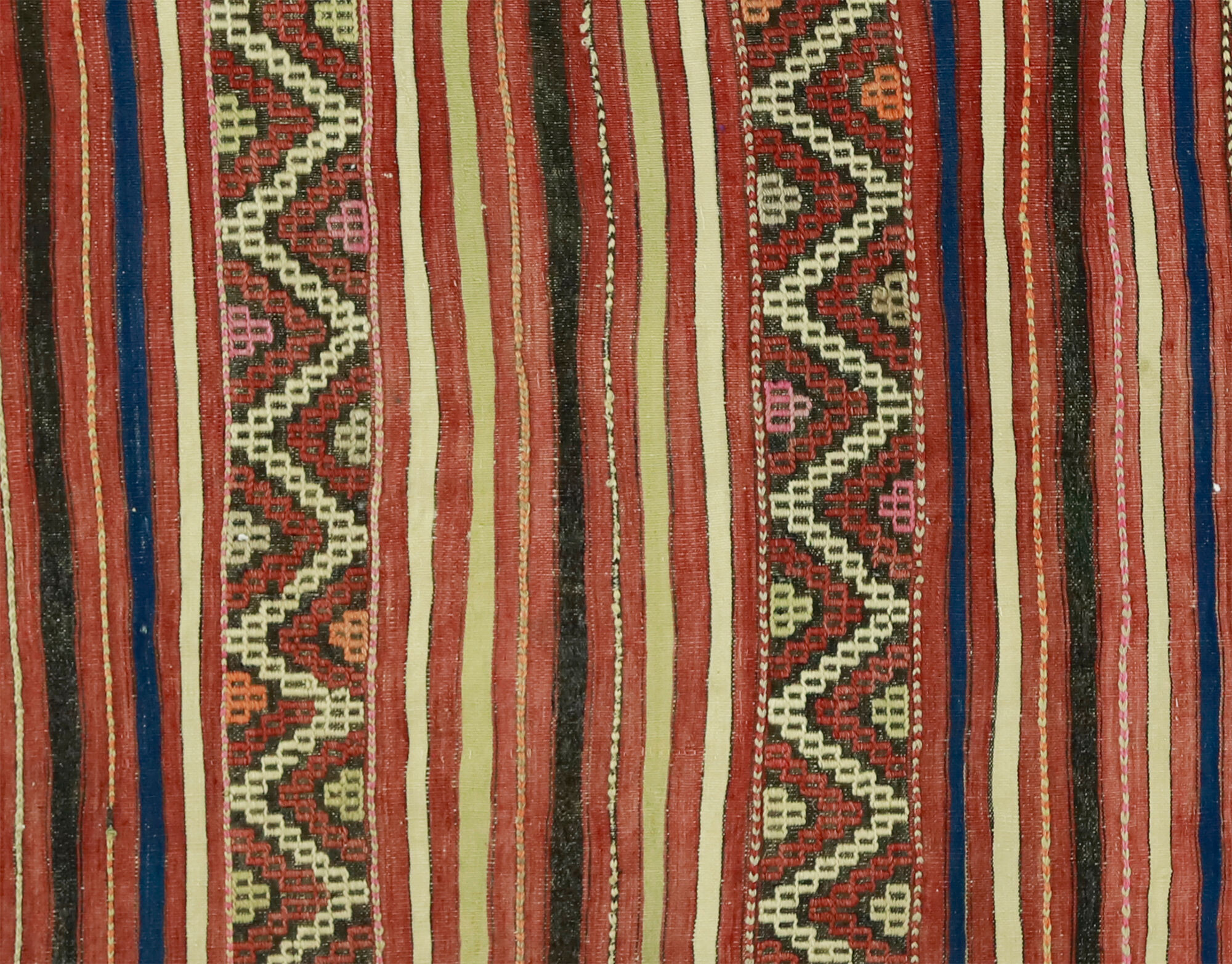 Anatolian handmade kilim rug 222 cm x 128 cm
