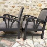 Fauteuils Coloniaux Vintage