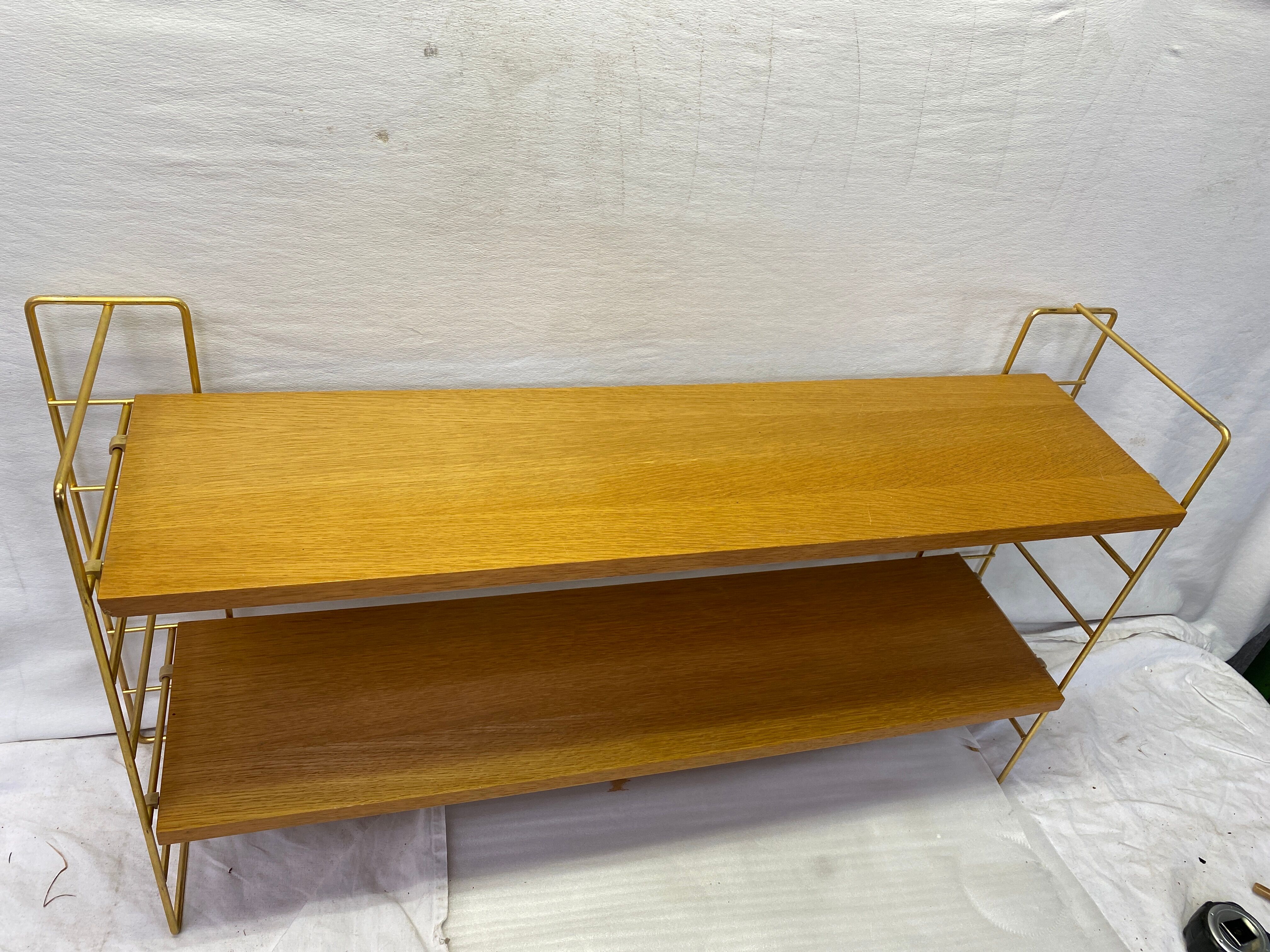 Vintage gold thong shelf