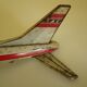 Airliner made of lithographed sheet metal, patina look - 1965 -