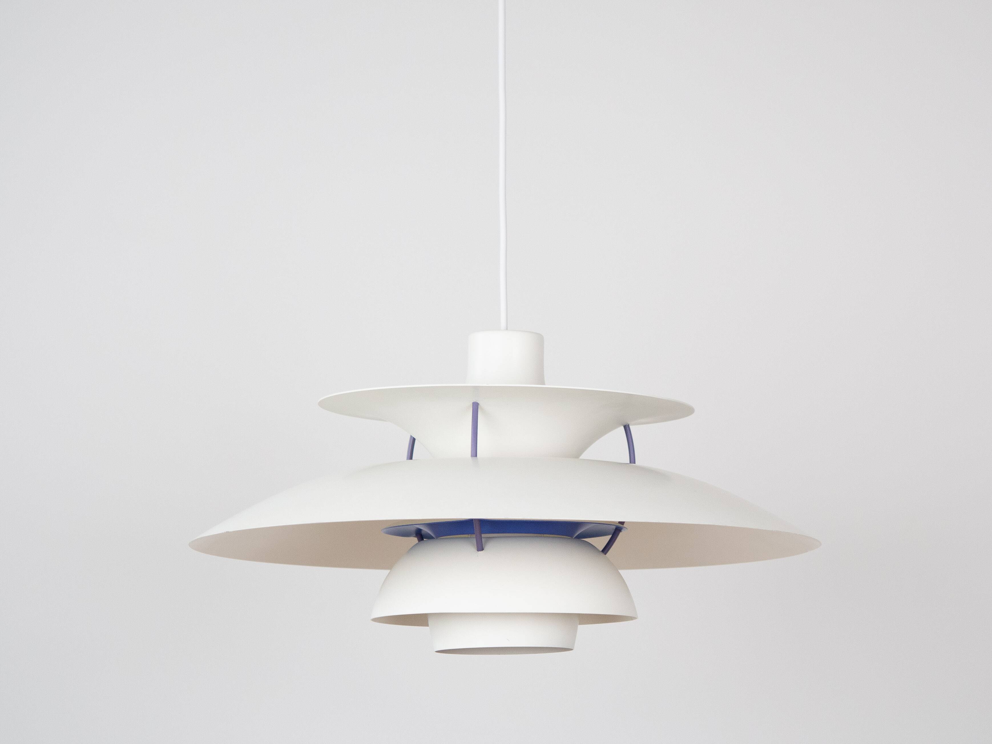 Danish vintage PH 5 pendant lamp by Poul Henningsen, Louis Poulsen, 1958