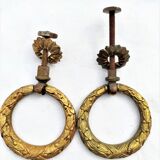Bronze handles of the brand AH