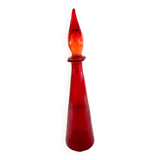 Flacon rouge flammé