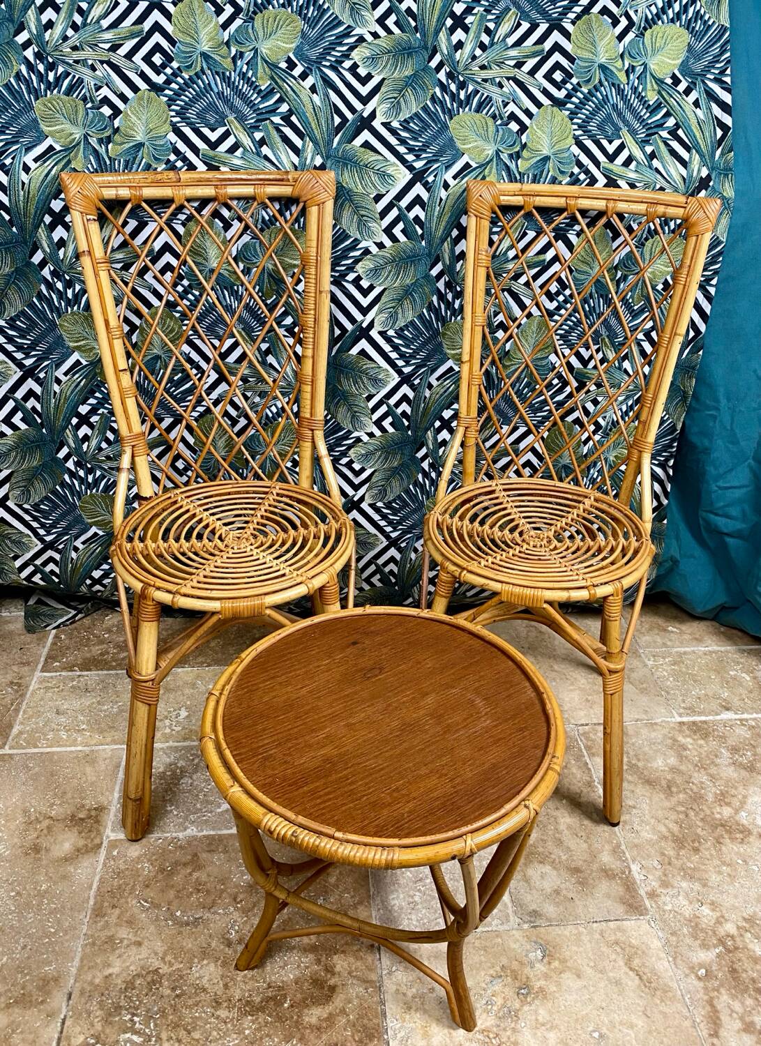 Vintage rattan chairs