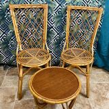 Vintage rattan chairs