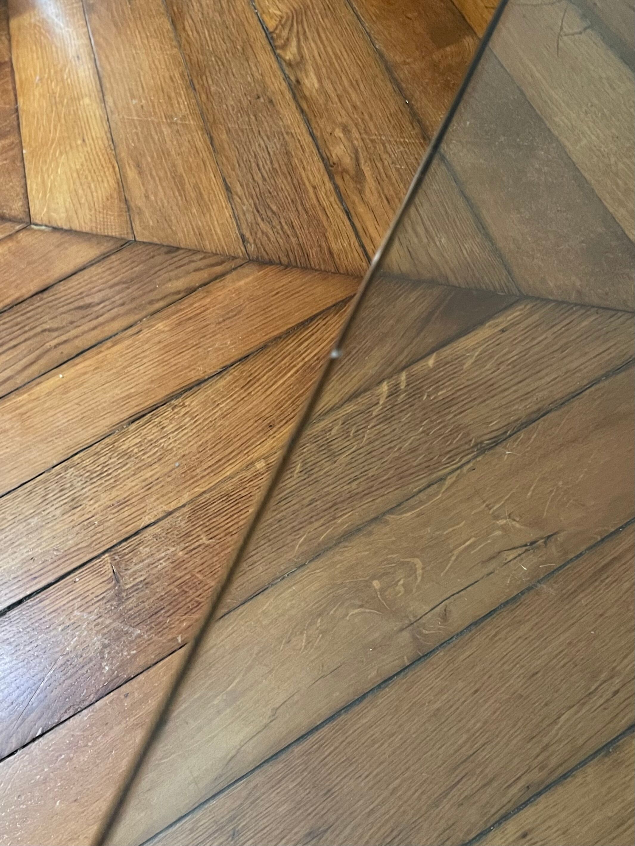 Vintage coffee table Italian design curved glass and travertine