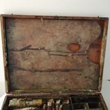 Cabinet and paint material