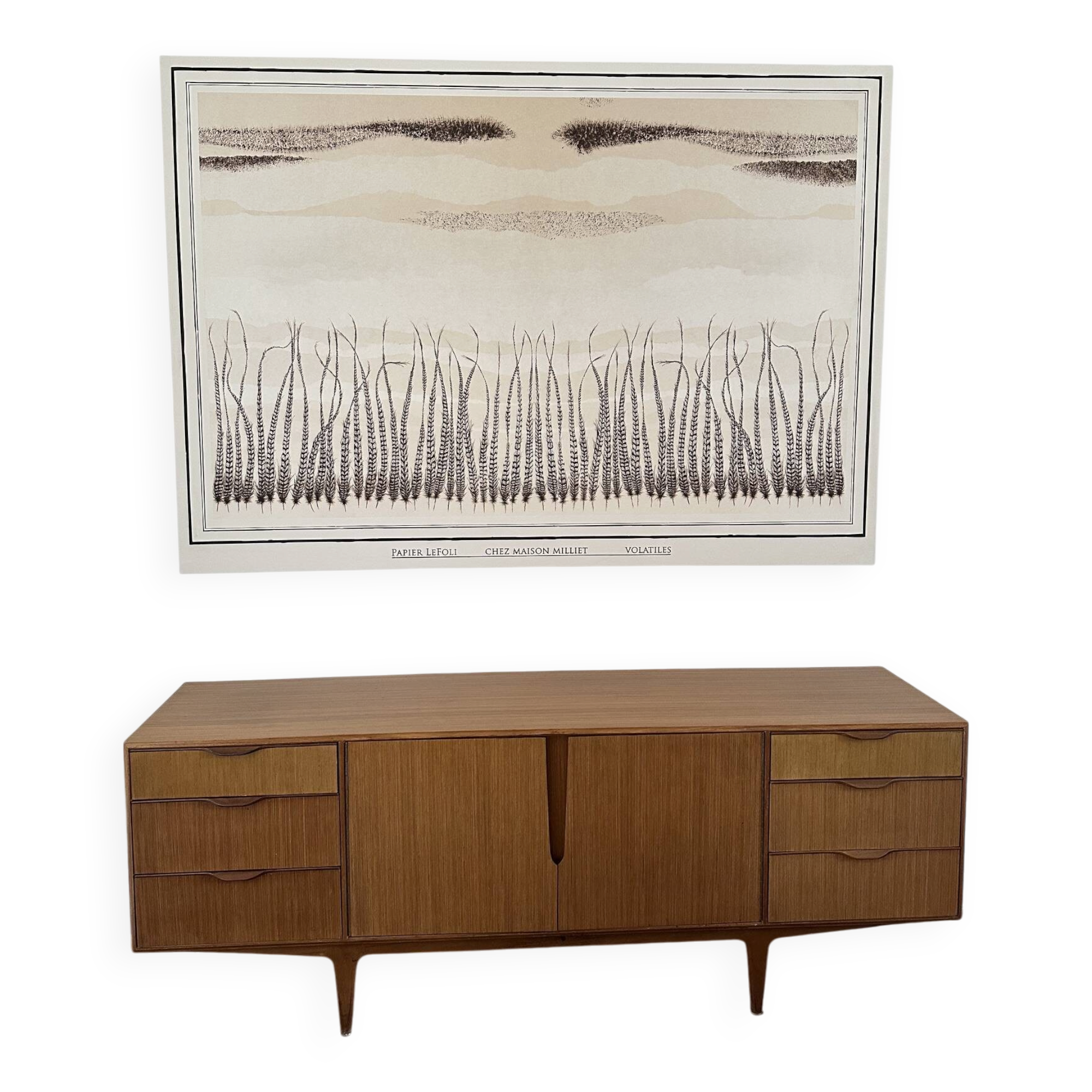 McIntosh vintage Scandinavian teak sideboard — rare model