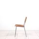 “Miss B” steel lacquered aluminium classic chair by Tito Agnoli