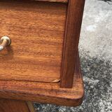 Scandinavian vintage chest of drawers, compass feet
