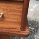 Commode vintage scandinave, pieds compas