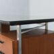 Desk rosewood and chrome 1960s