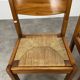 Paire de chaises maison Regain en orme et paille