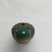 Vase pique fleurs en grès émaillé artisanale