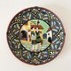 Large glazed terracotta dish