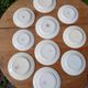10 assiettes à dessert anciennes dépareillées 