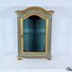 Small Showcase in Painted and Gilded Wood, Louis XV Style – Early 19th Century