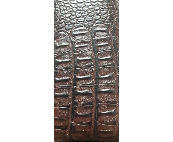 Luxury sofa skai leather in crocro print