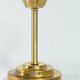 Pair of Art Deco bedside lamps in brass and etched glass