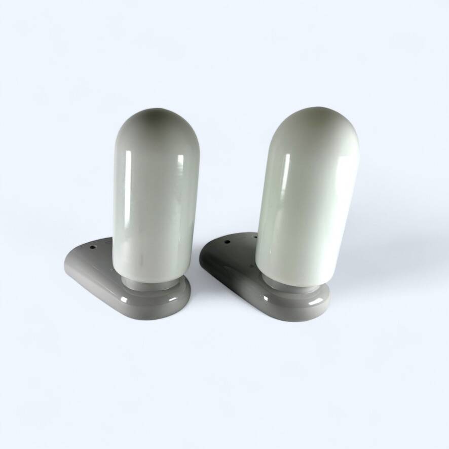Dietsche grey wall lights Germany Bathroom 1980 x2