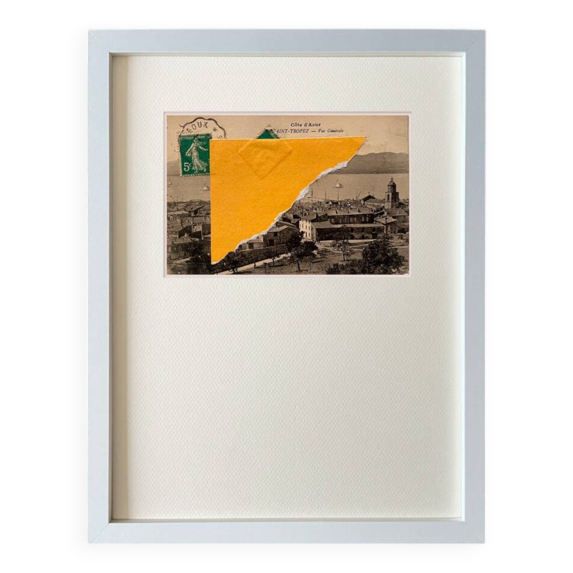 Welcome to St Tropez - Postcard collage