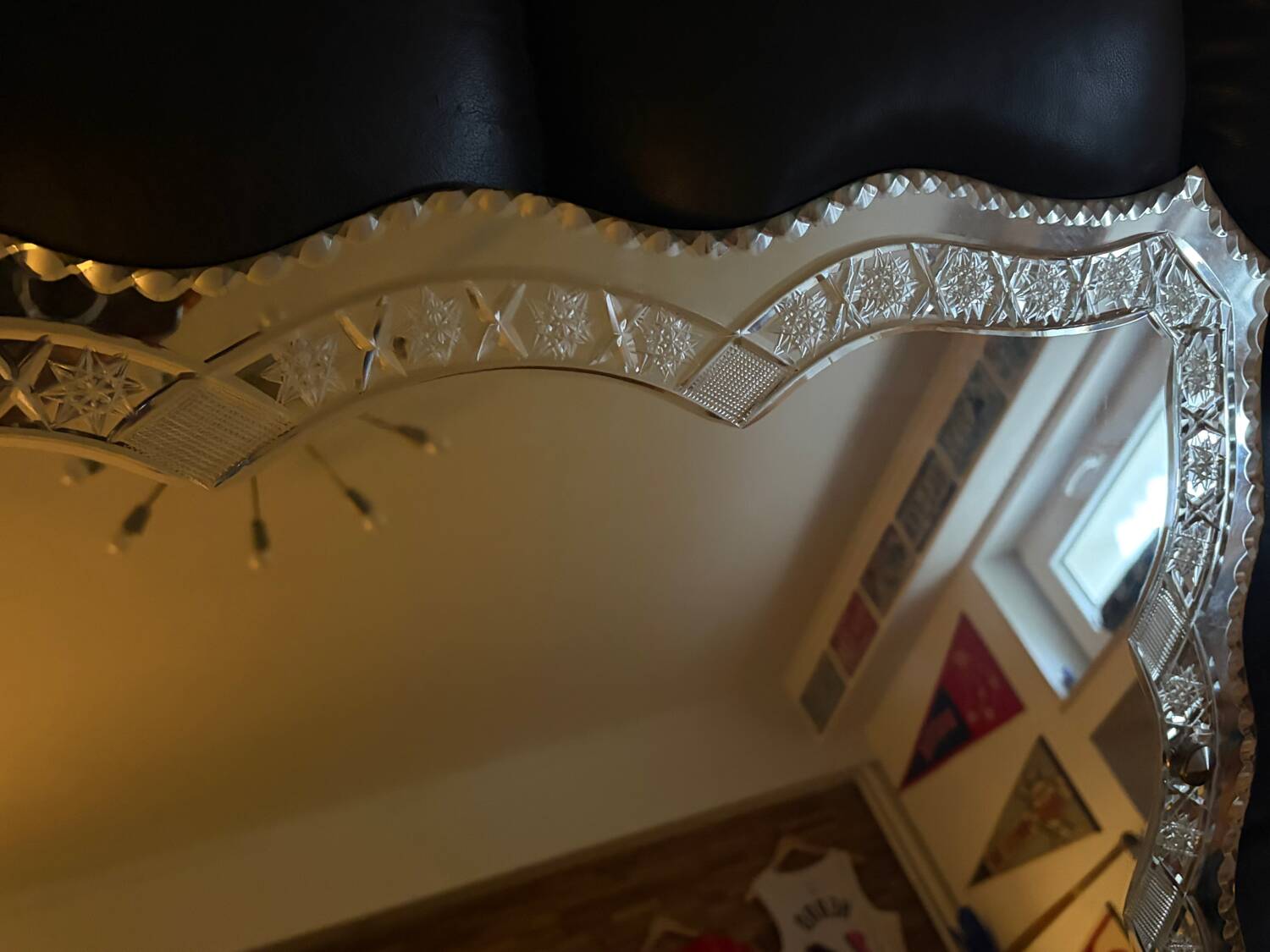 Art Deco Venetian mirror