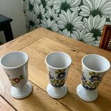 Hand-Painted Ceramic Mazagrans - Cups