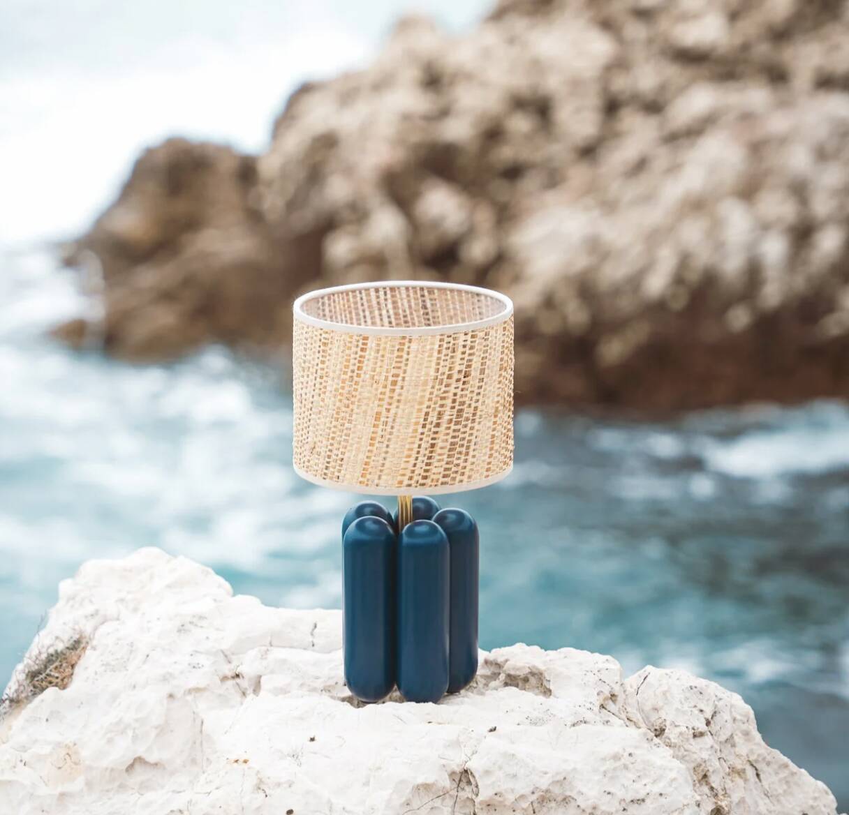 Small charlotte lamp - NIGHT BLUE