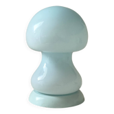 Mushroom lamp in opaline from the 1970s.