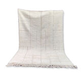 Berber carpet graphic white 215x300 cm